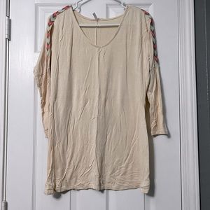 Pink Blush Maternity top medium (fits large also)